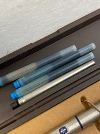 Parker pen m. ekstra blæk