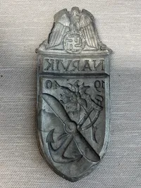 Tysk Narvik skjold - Postwar