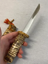Japansk Tanto med ben montering