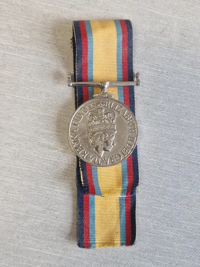 Engelsk Gulf War medalje - museums kopi