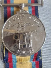 Engelsk Gulf War medalje - museums kopi