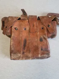 Original Husqarna MP44 magasintaske, brugt i den Danske brigade i Sverige