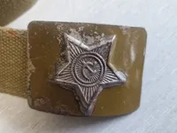 Originalt russisk bælte med spænde