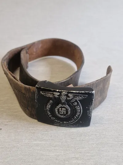 Waffen-SS bælte med spænde - Postwar