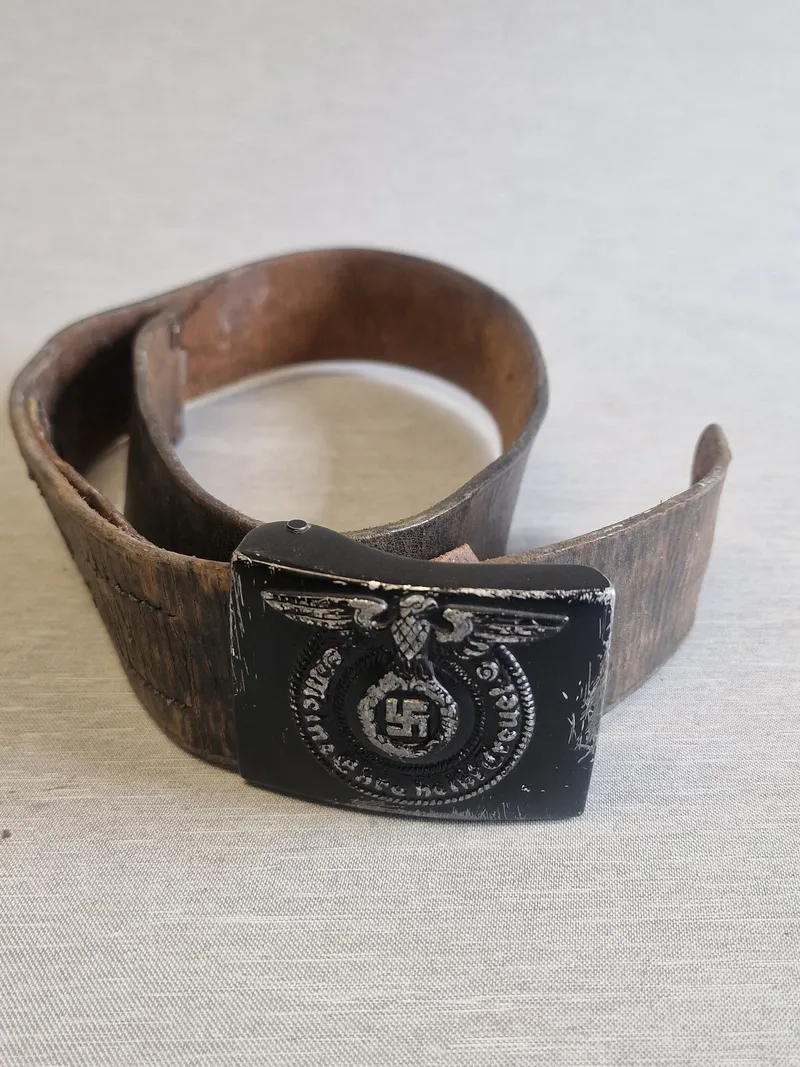 Waffen-SS bælte med spænde - Postwar