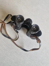 Original engelsk militær kikkert - flot pilestemplet