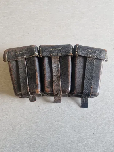 Original 3-delt k98 ammunitionstaske