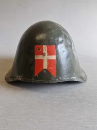 Original M/41 hjelm fra majdagene 1945