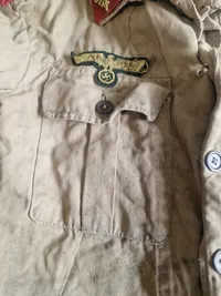 Generals uniformsskjorte - Postwar