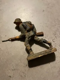 Original tysk Linoliumsfigur - WWII
