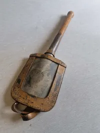 Original tysk feltspade - ww2 hylster Postwar???
