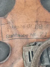Tysk Fallschirmjager M38 hjelm med cover, Vanvittig god repro