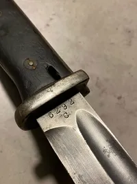 Original tysk K98 bajonet