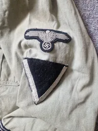 Waffen-SS jakke - 7th SS Volunteer Mountain Division Prinz Eugen, Postwar
