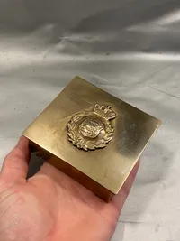 Original M/23 messingæske (Soldatergave)