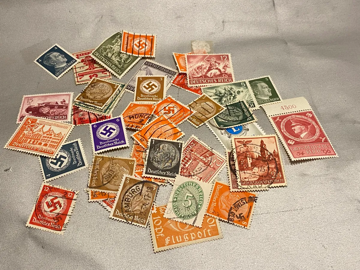 Samling originale tyske frimærker - ww2