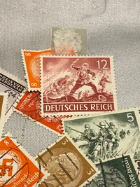 Samling originale tyske frimærker - ww2