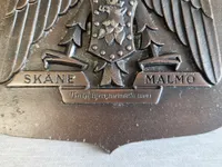 Skåne plakette af bronze