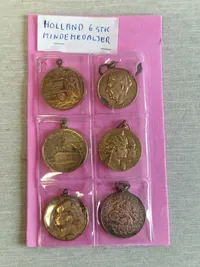 Samling medaljer Holland 6 stk. minde medaljer
