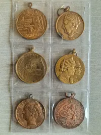 Samling medaljer Holland 6 stk. minde medaljer
