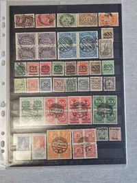 Originale tyske frimærker fra 1920’erne