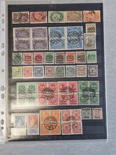 Originale tyske frimærker fra 1920’erne