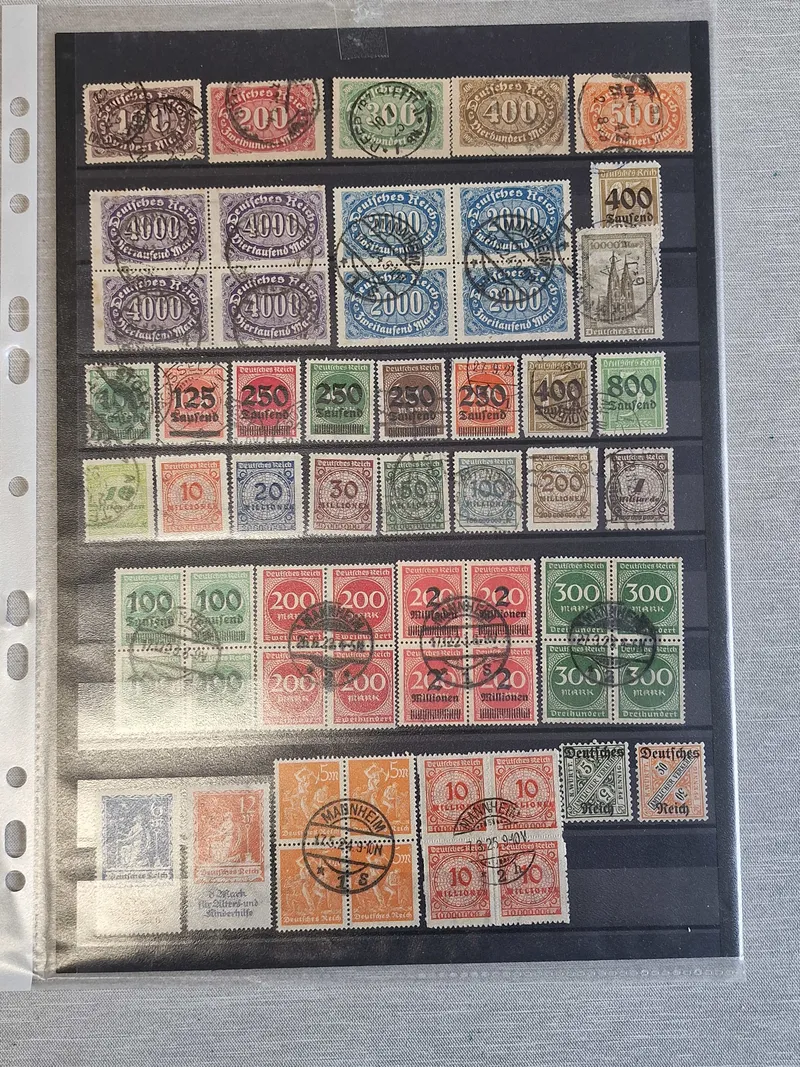 Originale tyske frimærker fra 1920’erne