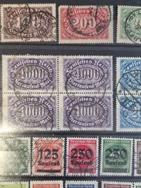 Originale tyske frimærker fra 1920’erne