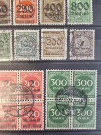 Originale tyske frimærker fra 1920’erne