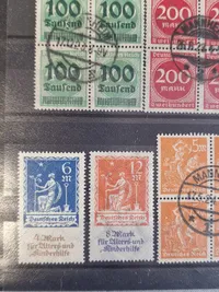 Originale tyske frimærker fra 1920’erne