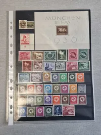 Originale tyske ww2 frimærker