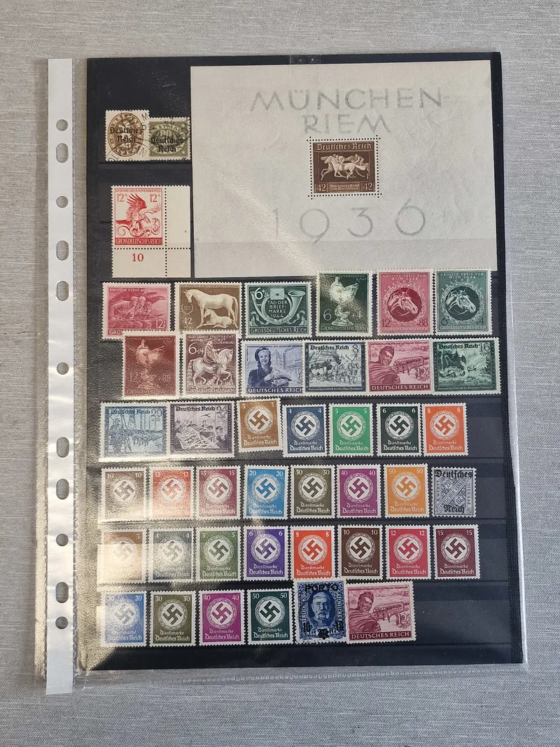 Originale tyske ww2 frimærker