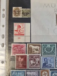 Originale tyske ww2 frimærker