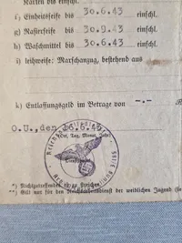 Originalt dokument - Reicharbeitsdienst