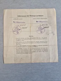 Originalt dokument - Reicharbeitsdienst