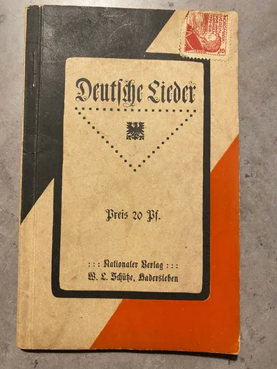 Original tysk WWI bog