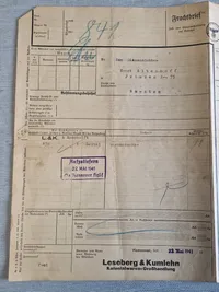 Original tysk regning - ww2