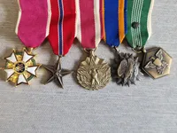 Original amerikansk medalje bar - miniature