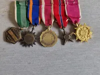 Original amerikansk medalje bar - miniature
