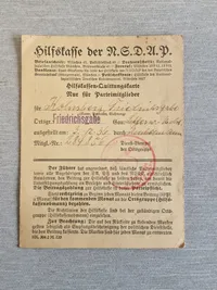 Originalt NSDAP Dokumenet