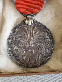 Original japansk røde kors medalje med æske - ww2