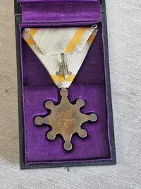 Original Japanese Cased Order of the Sacred Treasure 8th Class - ww2