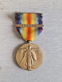 Original US ww1 medalje med bar