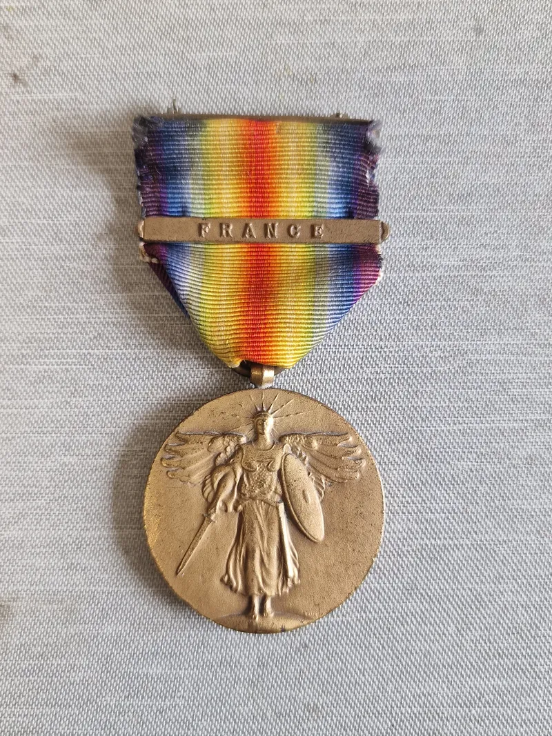 Original US ww1 medalje med bar