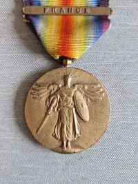 Original US ww1 medalje med bar