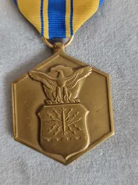 Original amerikansk medalje med æske Navngivet