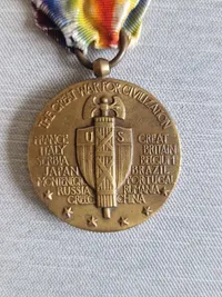 Original amerikansk ww1 medalje
