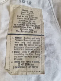 Originalt lot fra USMC - Irak krigen