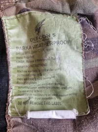 Originalt cover til body armor