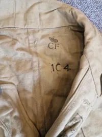 Original engelsk dragt 1945 brugt af  CF efter krigen